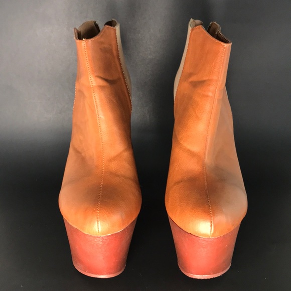 Modern Aesthetic Platform Shoes Ankle Booties - Picture 8 of 14